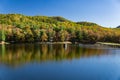 An Autumn View of Douthat Lake